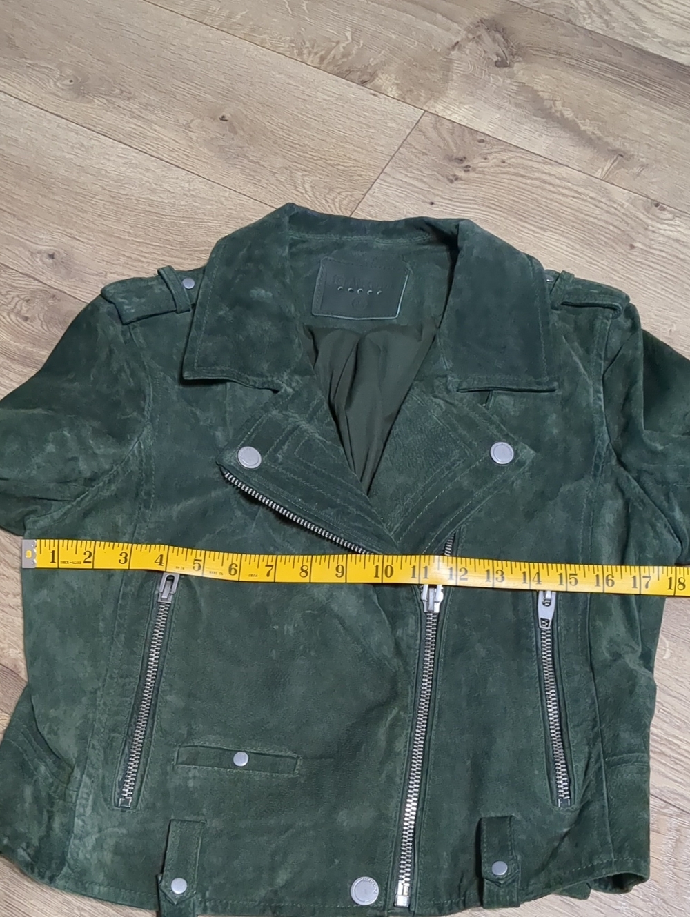 BLANKNYC Women’s Luxury Cropped Herb Suede Jacket Size Medium - Picture 7 of 15